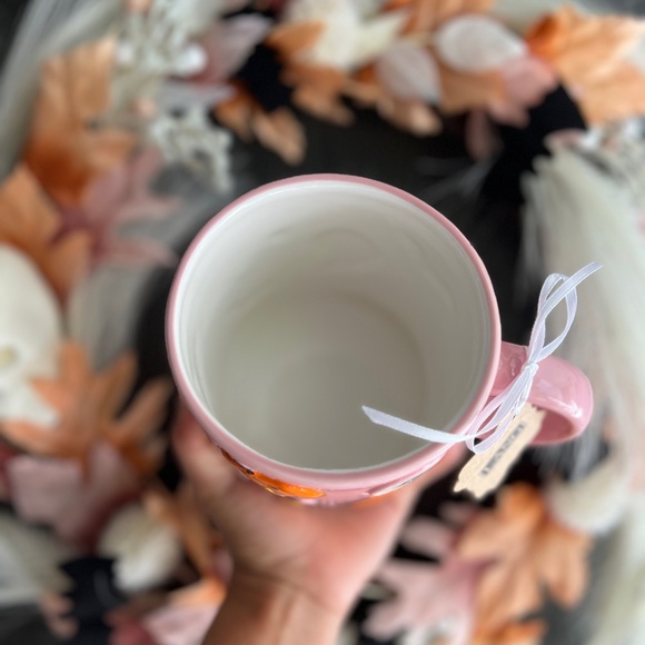 ✨NEW🎃LANG Pink Ghosts Pumpkin Bats Halloween Mug🩷 - Picture 3 of 6